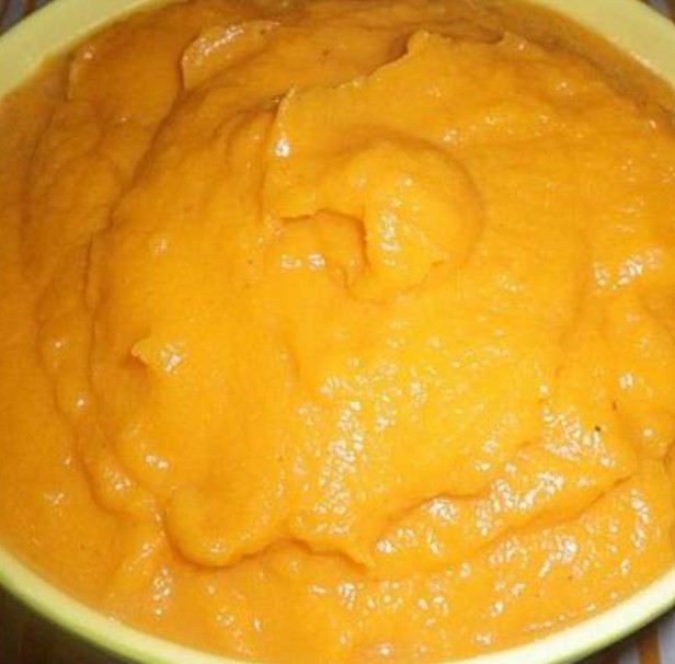 Purée au bras mélangeur
