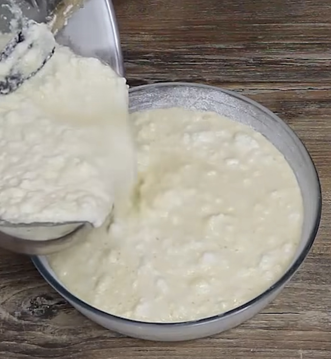 Avoir une texture avec des grumeaux des blancs d'œuf