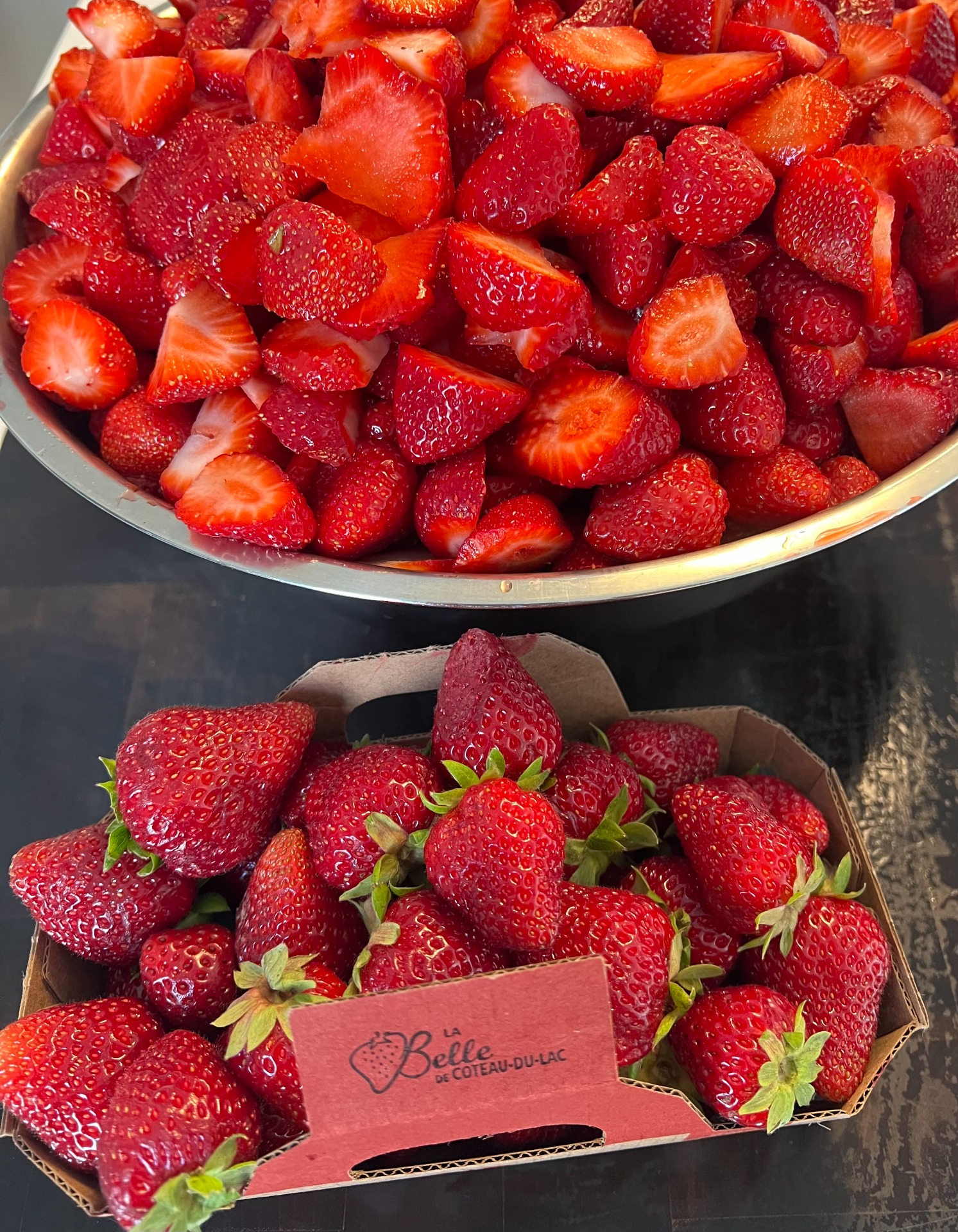 Fraises de saison - Début juillet 2026